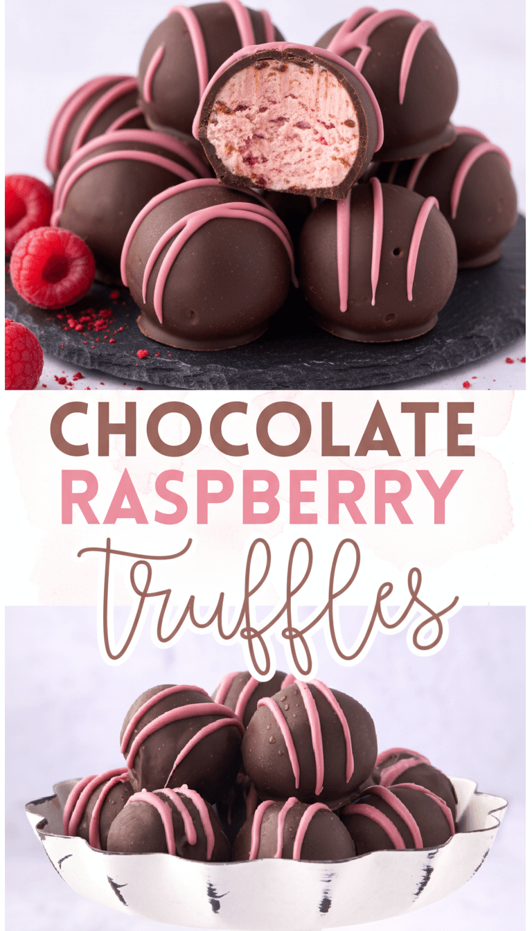 Chocolate Raspberry Truffles – Tasty By Nora