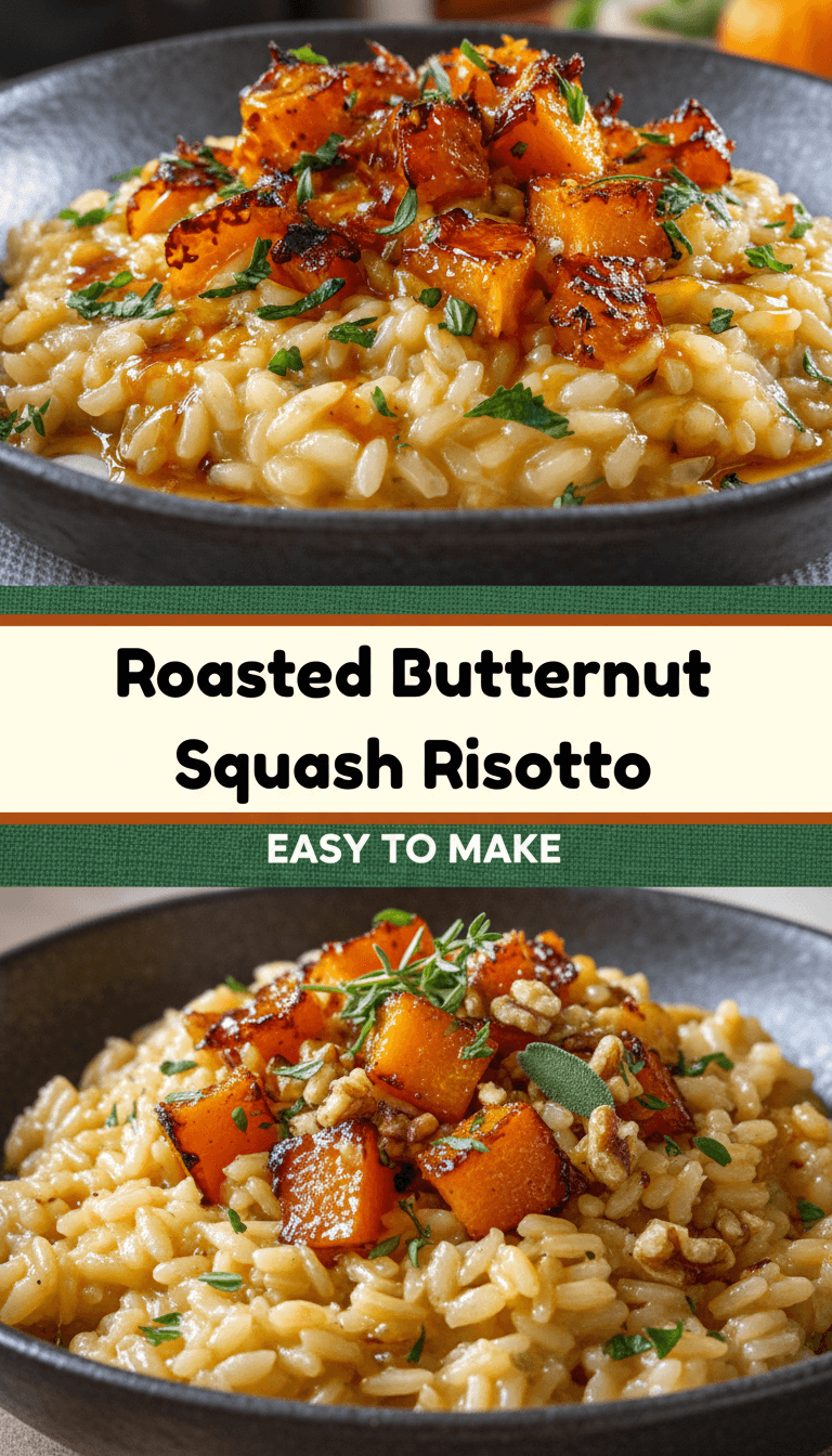 Roasted Butternut Squash Risotto – Tasty By Nora